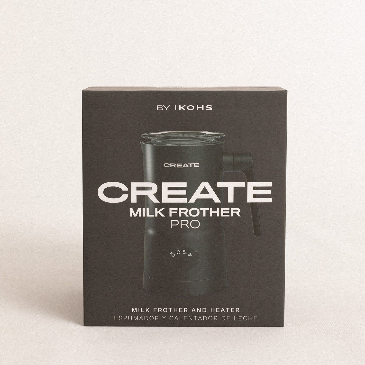 Espumador Y Calentador De Leche Milk Frother Pro Gris Create